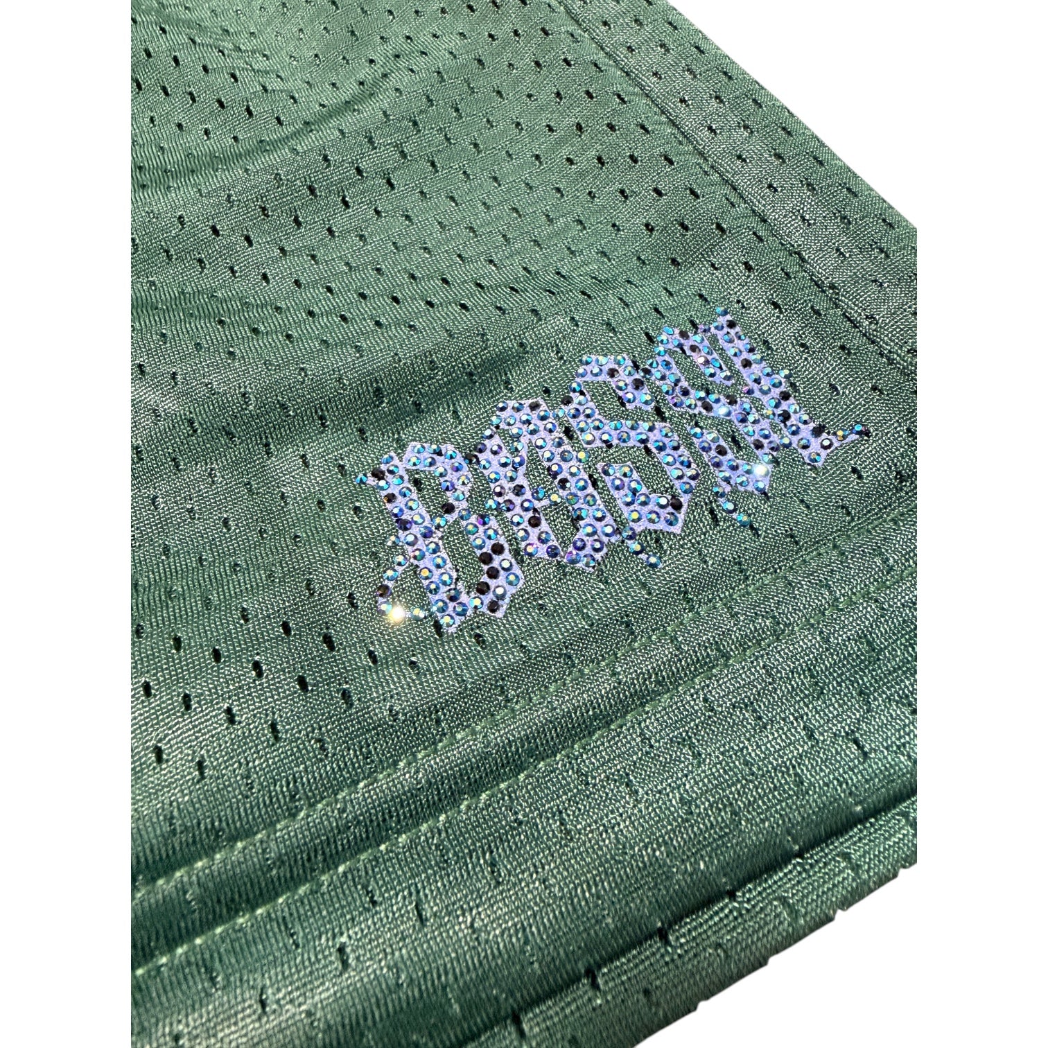 Mesh Shorts - Forest Green / Purple