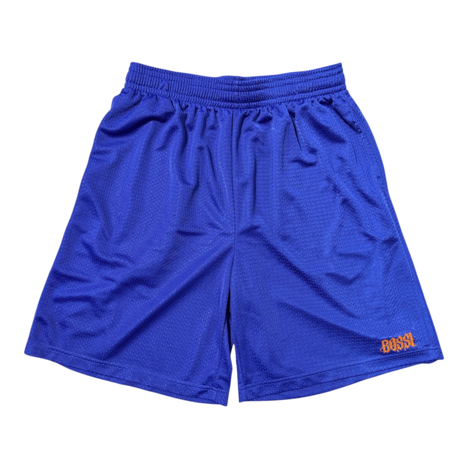 Mesh Shorts - Royal / Orange