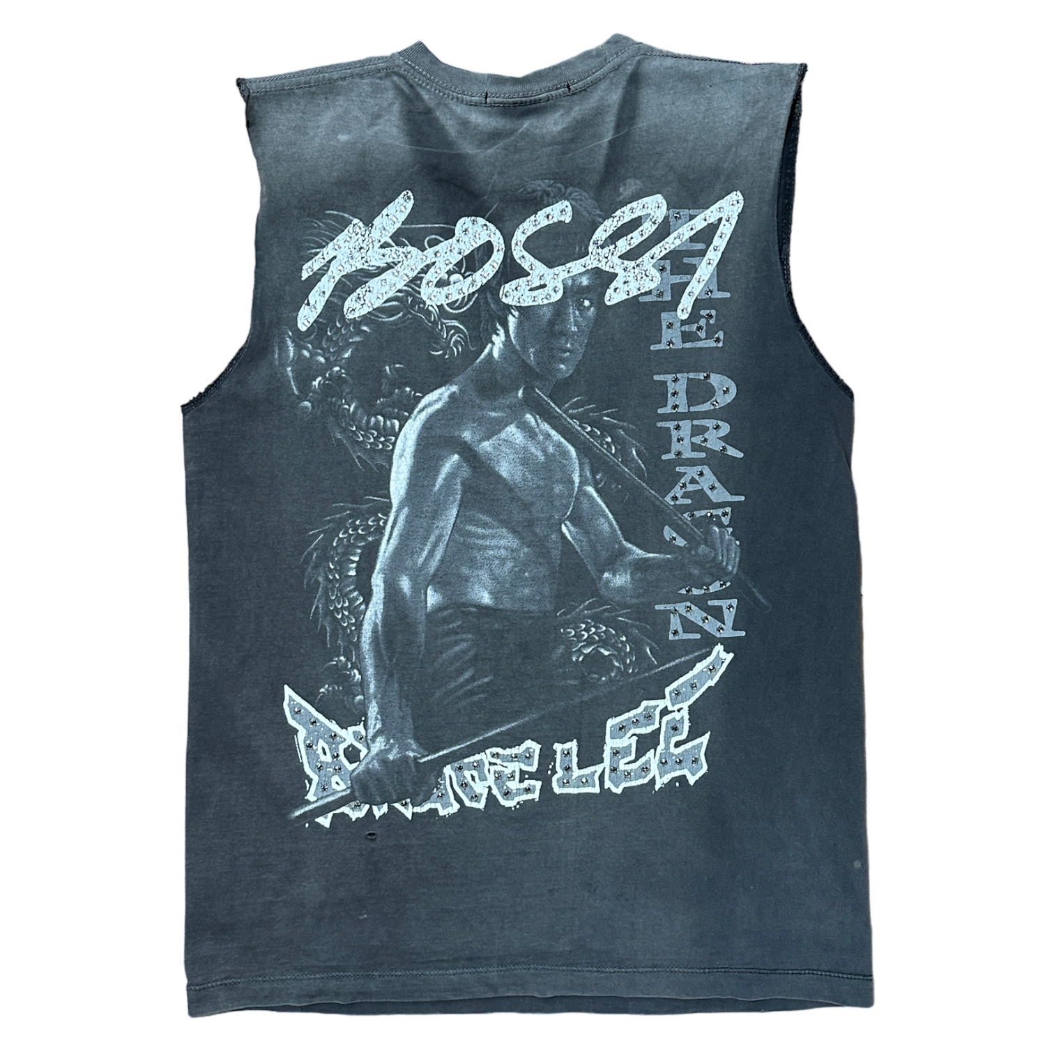 Vintage Rhinestone Shirt LARGE