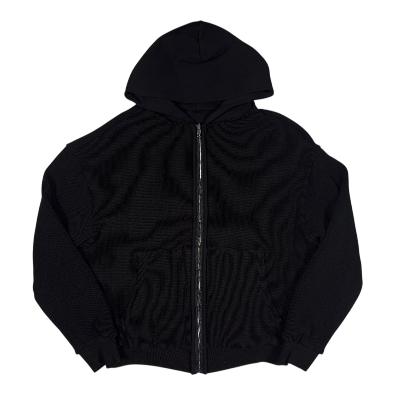 Reversible Thermal Lined Hoodie - Brown Foil