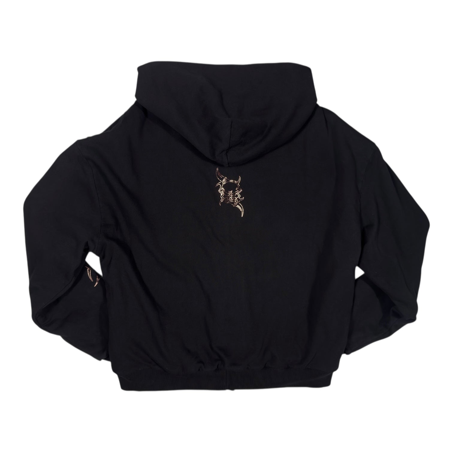 Reversible Thermal Lined Hoodie - Brown Foil